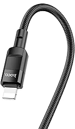 Кабель Hoco U106 USB Type-C - Lightning 20w 3a 1.2м PD сable Black - миниатюра 4 Кабель Hoco U106 USB Type-C - Lightning 20w 3a 1.2м PD сable Black - миниатюра 4