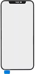Корпусное стекло дисплея Apple iPhone 12, 12 Pro (с OCA пленкой) с рамкой, Black