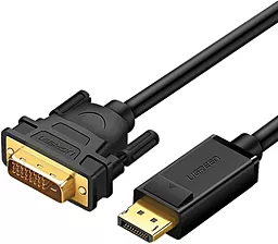 Відеокабель DP103 DP - DVI 1080p 60hz 1.5m black (10243) Ugreen - фото Відеокабель DP103 DP - DVI 1080p 60hz 1.5m black (10243) Ugreen