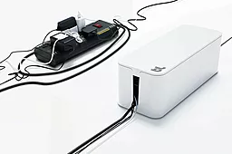 Bluelounge CableBox Mini Cable Management Box White (CBM-WH) - миниатюра 2