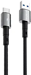 Кабель Proove Silicraft USB-A - Type-C 15w 3a 1м cable Black (CCSC15001201) - фото Кабель Proove Silicraft USB-A - Type-C 15w 3a 1м cable Black (CCSC15001201)