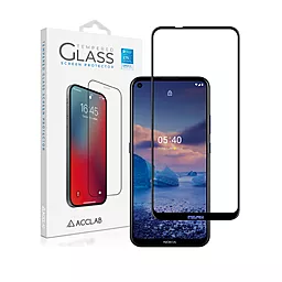 Защитное стекло ACCLAB Full Glue Nokia 5.4 Black (1283126510809)
