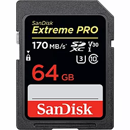 Карта пам'яті SanDisk SDXC 64GB Extreme Pro Class 10 UHS-I U3 V30 (SDSDXXY-064G-GN4IN) - фото Карта пам'яті SanDisk SDXC 64GB Extreme Pro Class 10 UHS-I U3 V30 (SDSDXXY-064G-GN4IN)