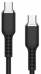 Кабель USB PD Walker C795 60w 3a USB Type-C - Type-C cable black