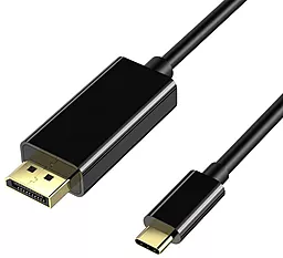 Видеокабель PowerPlant USB Type-C 3.1 Thunderbolt 3 - DisplayPort v1.1 4k 30hz black (CA911844)