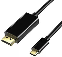 Видеокабель USB Type-C 3.1 Thunderbolt 3 - DisplayPort v1.1 4k 30hz black (CA911844) PowerPlant - фото Видеокабель USB Type-C 3.1 Thunderbolt 3 - DisplayPort v1.1 4k 30hz black (CA911844) PowerPlant