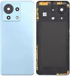 Задняя крышка корпуса ZTE Blade V50 Vita со стеклом камеры Original Blue - фото Задняя крышка корпуса ZTE Blade V50 Vita со стеклом камеры Original Blue
