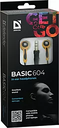 Наушники Defender Basic-604 Orange (63606) - миниатюра 3