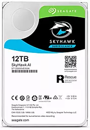Жорсткий диск Seagate SkyHawk Al HDD 12TB 7200rpm 256MB 3.5" SATAIII (ST12000VE0008)