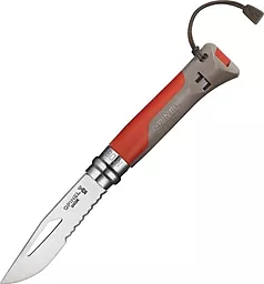 Нож Opinel N°8 Outdoor Earth-Red (001714) - фото Нож Opinel N°8 Outdoor Earth-Red (001714)
