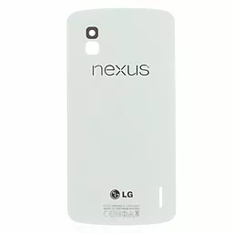 Задня кришка корпусу LG E960 Nexus 4 (стекло без рамки) White