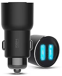 FM-трансмиттер Xiaomi RoidMi 3S BFQ04RM + Bluetooth 20W 2xUSB-A ports Black (1A081OVB)
