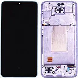 Дисплей Samsung Galaxy A35 A356 с тачскрином и рамкой, оригинал, Lilac - фото Дисплей Samsung Galaxy A35 A356 с тачскрином и рамкой, оригинал, Lilac