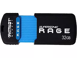 Флешка Patriot Supersonic Raget XT 32GB (PEF32GSRUSB) Black - фото Флешка Patriot Supersonic Raget XT 32GB (PEF32GSRUSB) Black