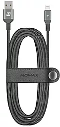USB Кабель Momax Elite Link Lightning to USB Cable Grey (DL11D) - мініатюра 2