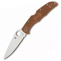 Нож Spyderco Endura 4 Flat Ground (C10FPBN) Коричневый - фото Нож Spyderco Endura 4 Flat Ground (C10FPBN) Коричневый