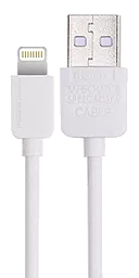 Кабель Remax Light USB-A - Lightning 12w 2.4a 1м cable White (RC-006i) - фото Кабель Remax Light USB-A - Lightning 12w 2.4a 1м cable White (RC-006i)