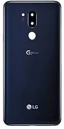 Задняя крышка корпуса LG G7 ThinQ G710 со стеклом камеры Aurora Black - фото Задняя крышка корпуса LG G7 ThinQ G710 со стеклом камеры Aurora Black