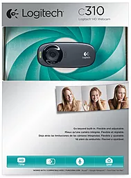 ВЕБ-камера Logitech HD C310 Black (960-001065) - мініатюра 7