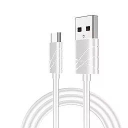 Кабель XoKo SC-110a USB-A - Type-C 12w 2.4a 2м cable White (SC-110a-WH) - фото Кабель XoKo SC-110a USB-A - Type-C 12w 2.4a 2м cable White (SC-110a-WH)