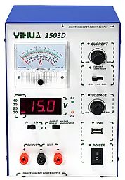 Лабораторний блок живлення Yihua 1503D 15V 3A