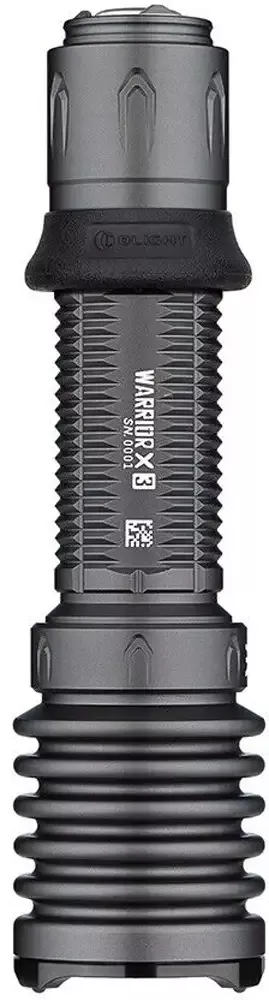 Фонарик аккумуляторный Olight Warrior X 3 (1x21700) Gunmetal grey - фото 4
