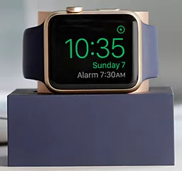 Док-станція для розумного годинника Apple Watch Native Union Dock Midnight Blue/Gold (DOCK-AW-SL-MAR) - мініатюра 5