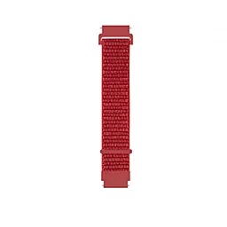 Змінний ремінець для розумного годинника Nylon Style BeCover для Xiaomi Amazfit Bip 20mm Lite/Bip S Lite/Bip 3/3 Pro, GTR 42mm, GTS, TicWatch S2/TicWatch E, GTS 3/2 mini Red (705829)