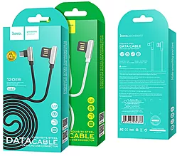 Кабель Hoco U42 Exquisite Steel USB-A - micro USB 12w 2.4a 1.2м cable Black - миниатюра 5 Кабель Hoco U42 Exquisite Steel USB-A - micro USB 12w 2.4a 1.2м cable Black - миниатюра 5