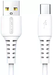 Кабель USB Jellico B6 15W 3.1A USB Type-C Cable White