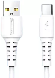 Кабель Jellico B6 USB-A - Type-C 15w 3.1a 1м cable White - фото Кабель Jellico B6 USB-A - Type-C 15w 3.1a 1м cable White