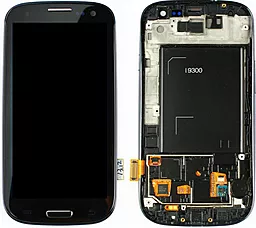 Дисплей Samsung Galaxy S3 з тачскріном і рамкою, (TFT), Black