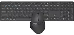 Комплект (клавіатура+мишка) Rapoo 9800M Dark Gray
