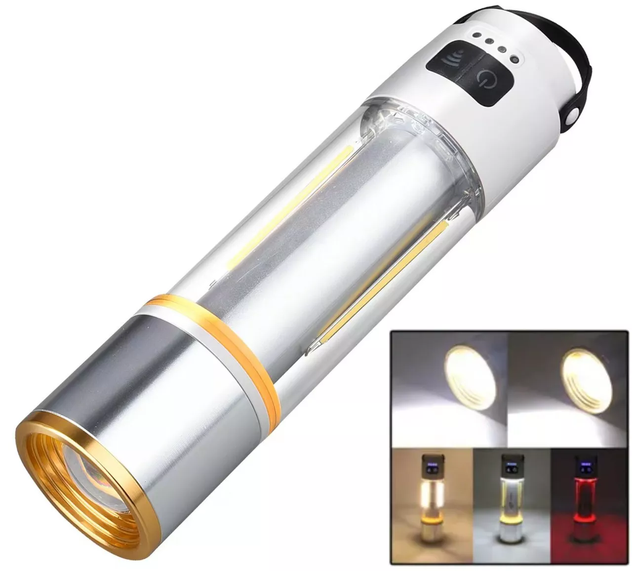 Фонарик аккумуляторный Luxury YES-666-LED - фото 3