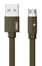 USB Кабель Remax Kerolla micro USB Cable Dark Green (RC-094m)