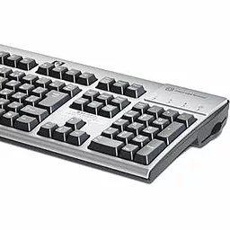 Клавиатура HP USB CCID SmartCard Keyboard (BV813AA) Grey - миниатюра 2