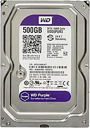 Жорсткий диск WD Purple SATA 3 500GB  5400rpm 64МB (WD05PURX_)