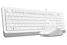 Комплект (клавиатура+мышка) A4Tech Fstyler проводной USB White (F1010) - фото Комплект (клавиатура+мышка) A4Tech Fstyler проводной USB White (F1010)