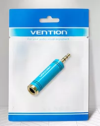 Аудио переходник Vention Jack 6.35 mm - mini Jack 3.5 mm M/F blue (VAB-S04-L) - миниатюра 9