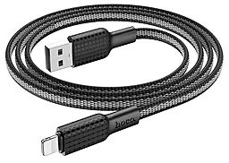 Кабель Hoco X69 Jaeger USB-A - Lightning 12w 2.4a 1м cable Black/White - мініатюра 3 Кабель Hoco X69 Jaeger USB-A - Lightning 12w 2.4a 1м cable Black/White - мініатюра 3
