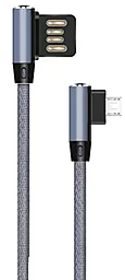 Кабель Walker C770 USB-A - micro USB 12w 2.4a 1м cable Grey - фото Кабель Walker C770 USB-A - micro USB 12w 2.4a 1м cable Grey