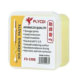 Флюс паста FLYCDI FD-336B 40 г в пластиковой емкости - фото Флюс паста FLYCDI FD-336B 40 г в пластиковой емкости
