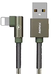 Кабель Remax Ranger USB-A - Lightning 12w 2.4a 1м cable Dark/Green (RC-119i) - фото Кабель Remax Ranger USB-A - Lightning 12w 2.4a 1м cable Dark/Green (RC-119i)