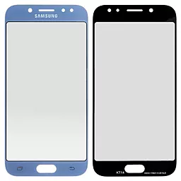 Корпусне скло дисплея Samsung Galaxy J7 J730F 2017 (з OCA плівкою), оригінал, Blue - фото Корпусне скло дисплея Samsung Galaxy J7 J730F 2017 (з OCA плівкою), оригінал, Blue