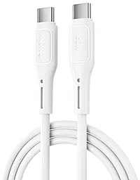 Кабель WIWU StarLink Wi-C043E USB Type-C - Type-C 60w 3a 1м PD cable Black - фото Кабель WIWU StarLink Wi-C043E USB Type-C - Type-C 60w 3a 1м PD cable Black