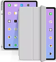 Чехол для планшета BeCover для Apple iPad Air 10.9" 2020, 2022, iPad Pro 11" 2018 Gray (705512) - фото Чехол для планшета BeCover для Apple iPad Air 10.9" 2020, 2022, iPad Pro 11" 2018 Gray (705512)