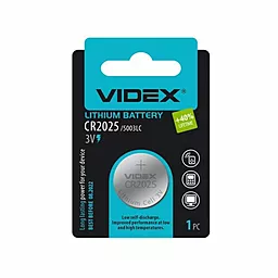 Батарейки Videx CR2025 1шт (24233) - миниатюра 1