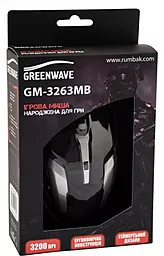 Компьютерная мышка Greenwave GM-3263MB USB (R0015166) Black - миниатюра 4 Компьютерная мышка Greenwave GM-3263MB USB (R0015166) Black - миниатюра 4