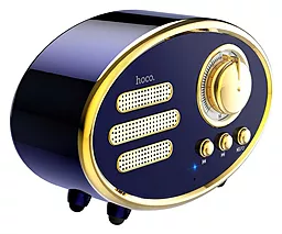 Колонки акустичні Hoco BS25 Time Blue - фото Колонки акустичні Hoco BS25 Time Blue