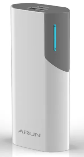 Повербанк Arun Y38 4000 mAh Silver - фото 1